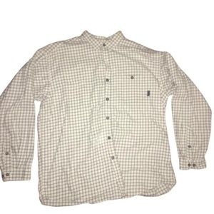 Patagonia White Plaid Flannel